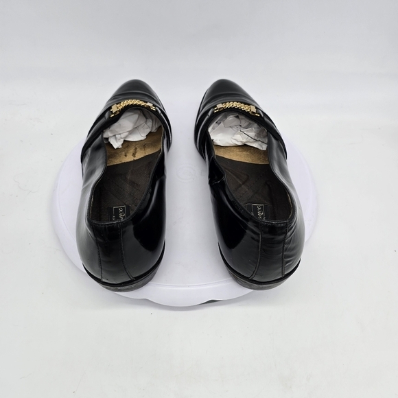 Emilio Franco Dress Shoe Men’s 9 Slip On Exotic Loafers Black main image 6